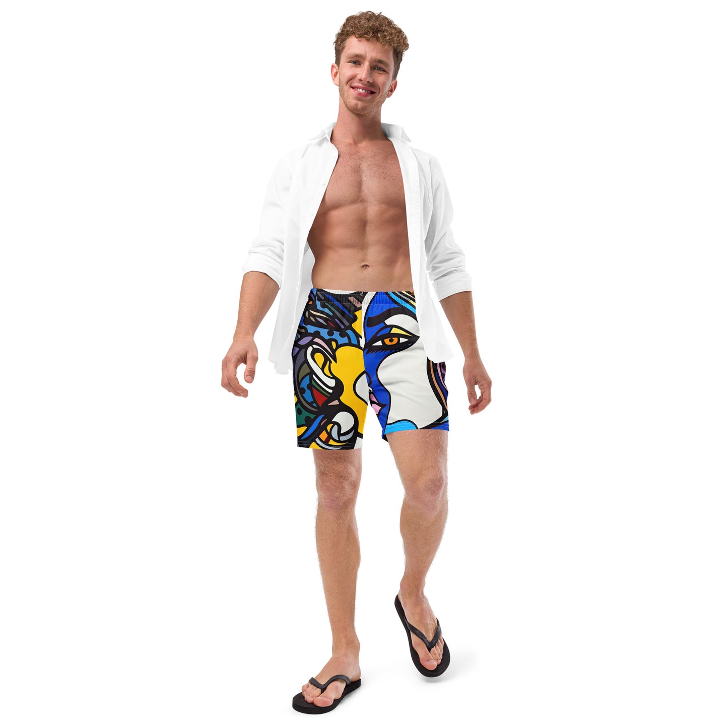 Lennie Lee Land - The kiss Men's swim trunks