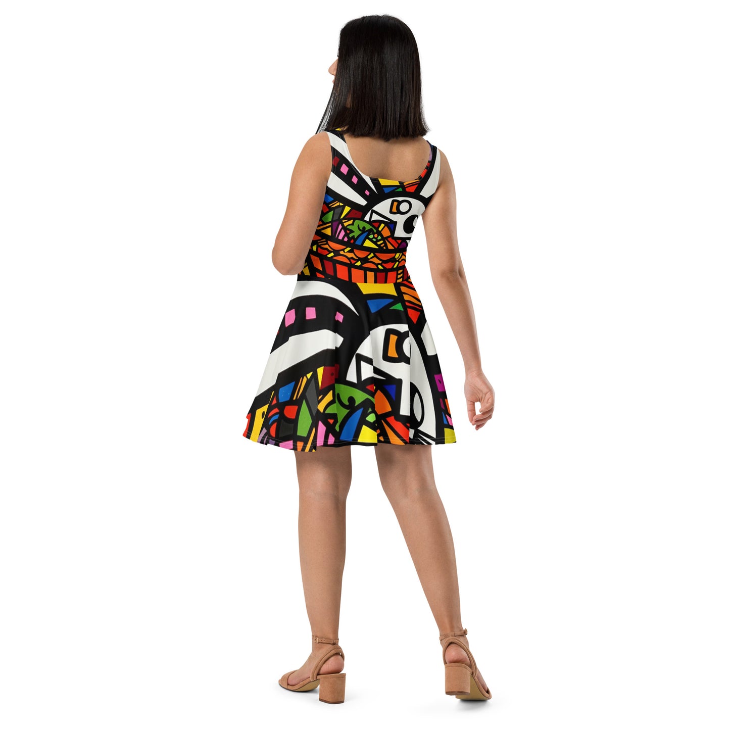 Lennie Lee Land - Basket bunny Skater Dress