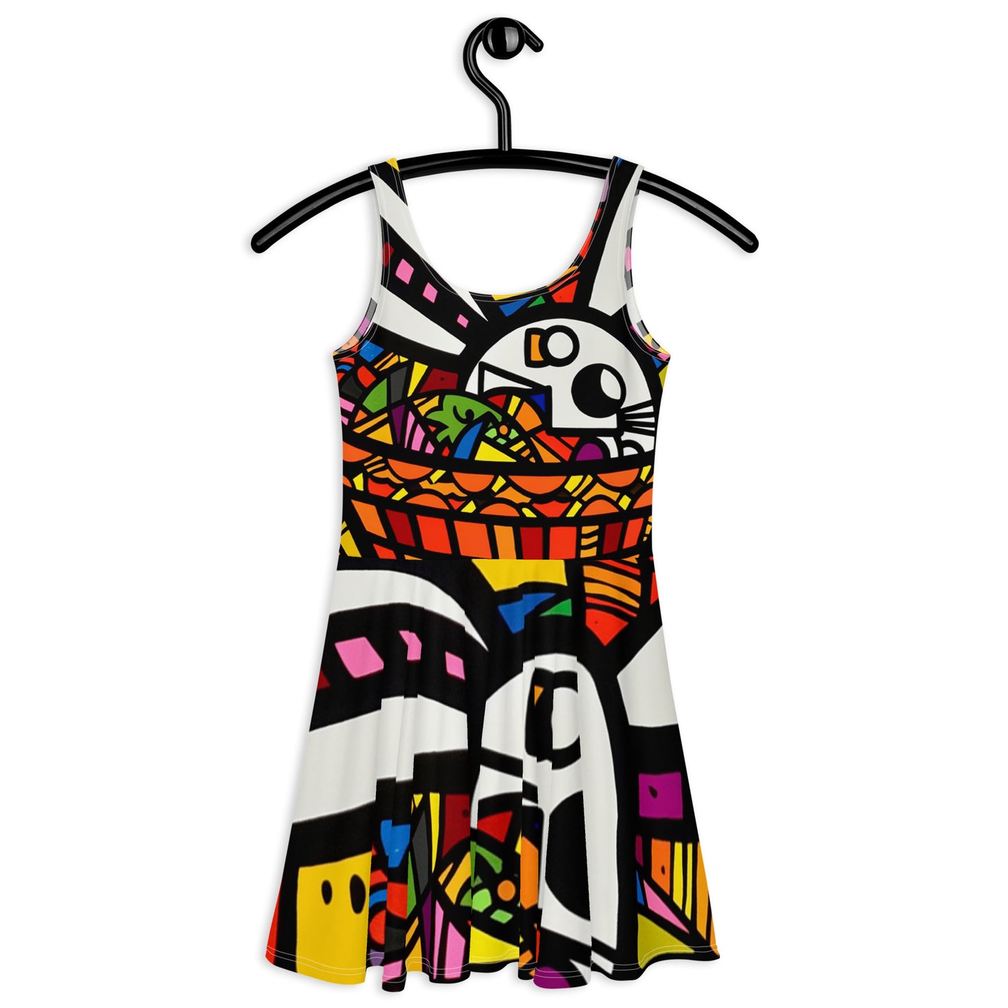 Lennie Lee Land - Basket bunny Skater Dress