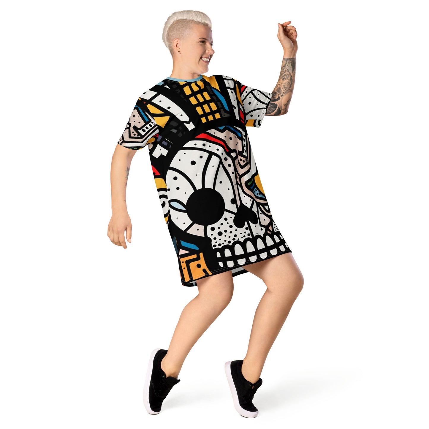 Lennie Lee Land - Skull bunny T-shirt dress