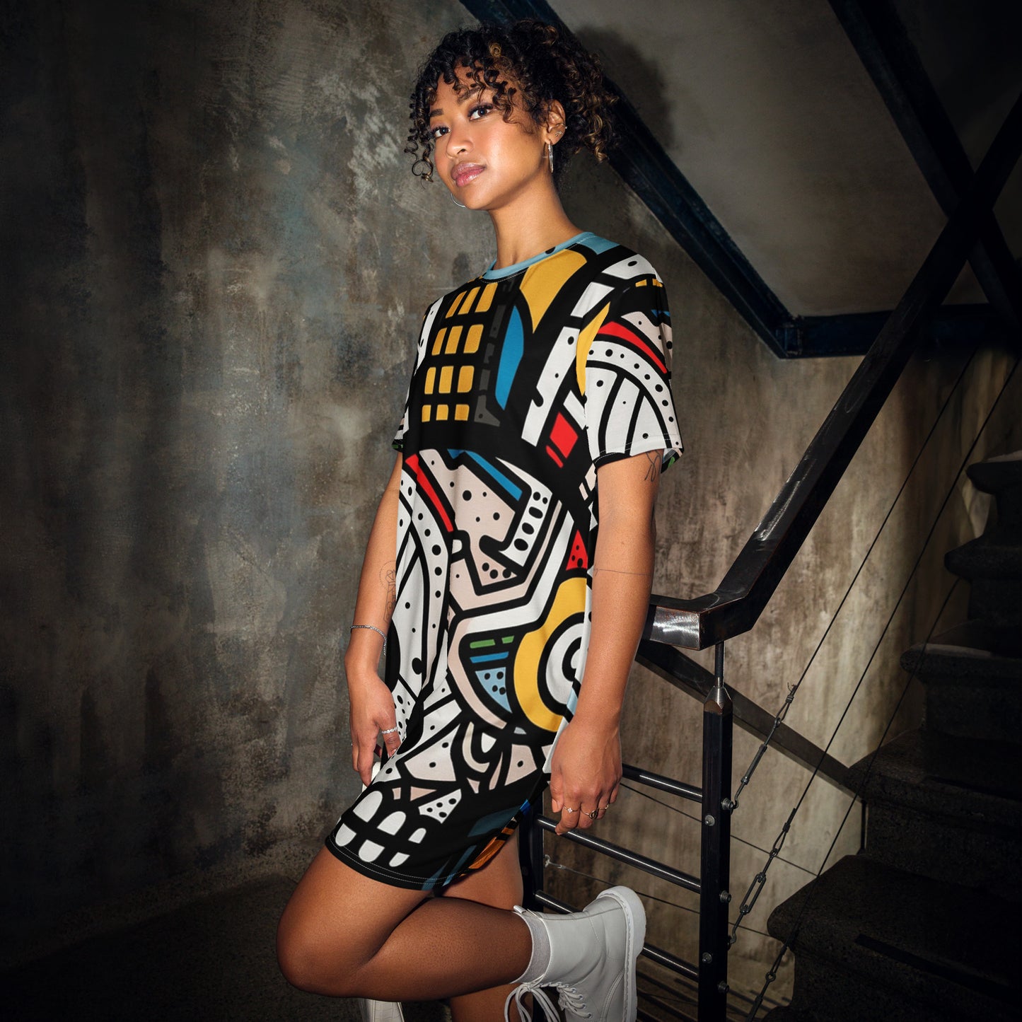 Lennie Lee Land - Skull bunny T-shirt dress