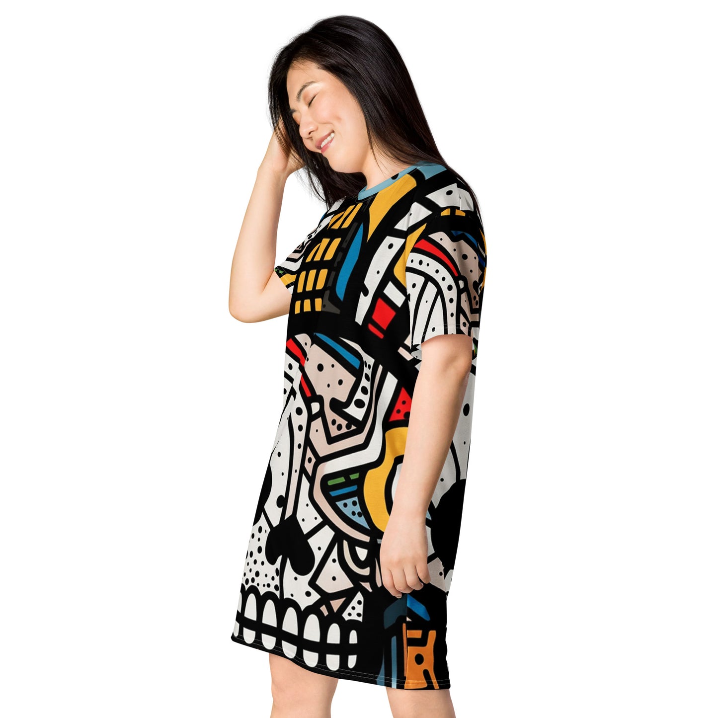 Lennie Lee Land - Skull bunny T-shirt dress