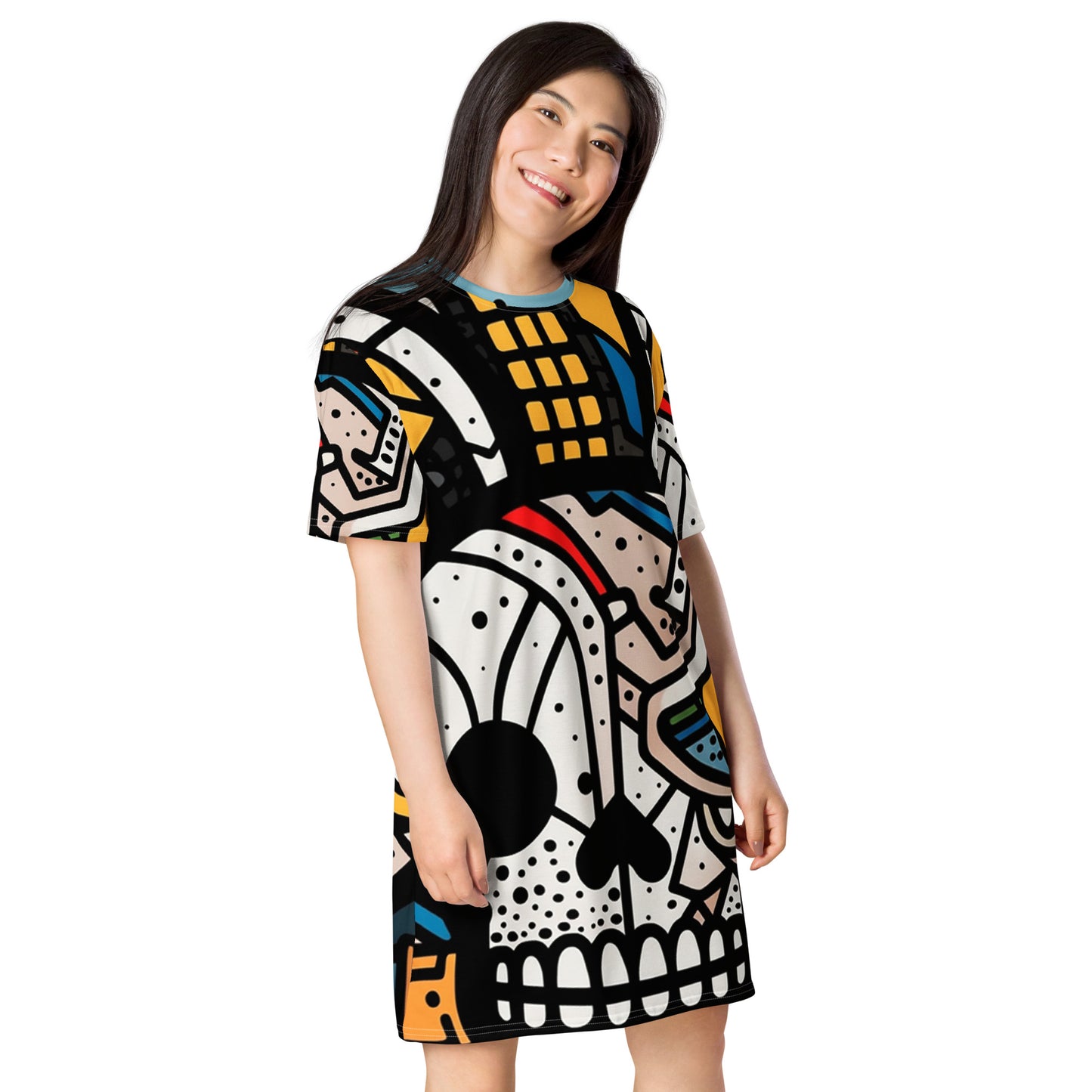 Lennie Lee Land - Skull bunny T-shirt dress