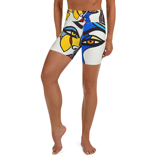 Lennie Lee Land - The kiss Yoga Shorts