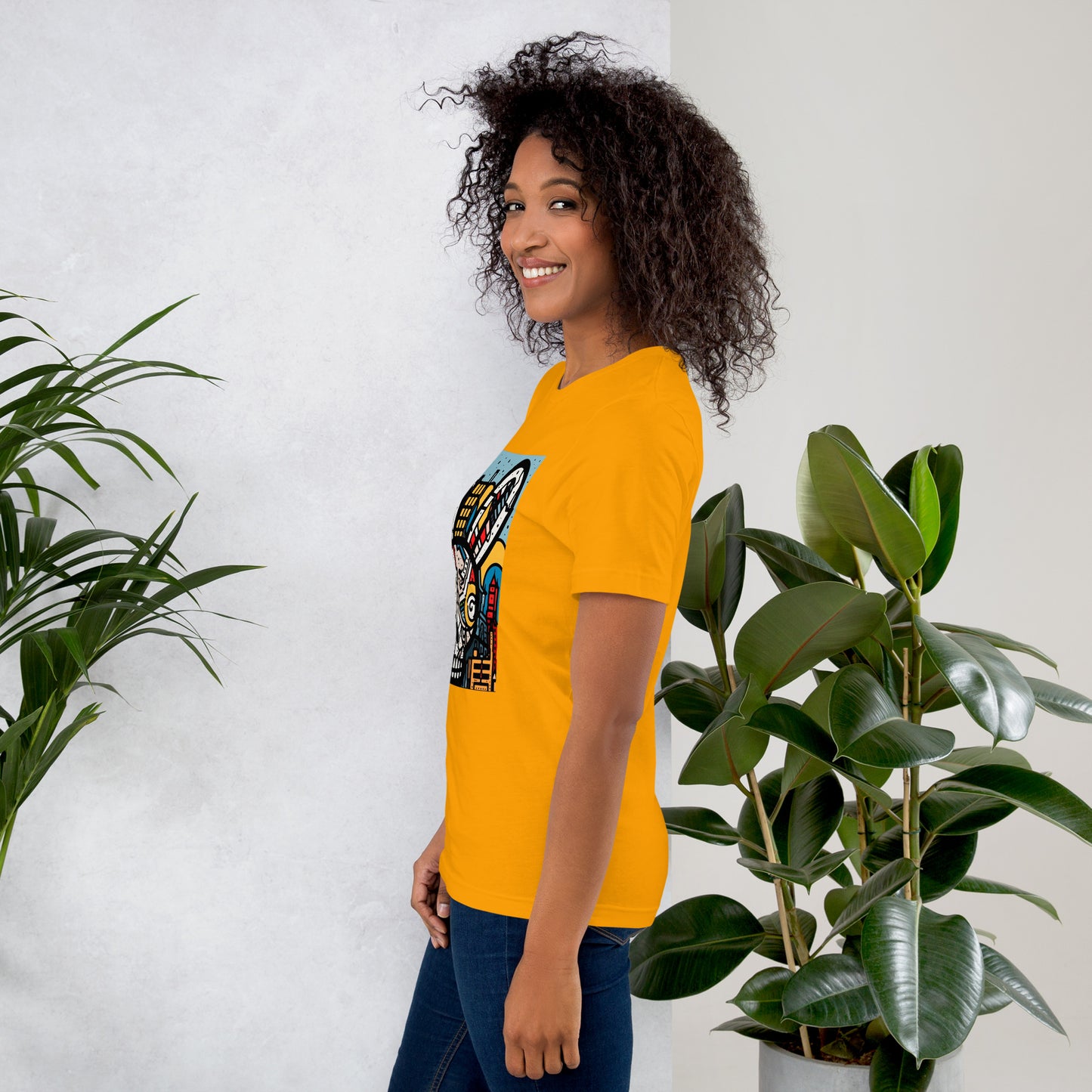 Lennie Lee Land - Skull bunny Unisex t-shirt