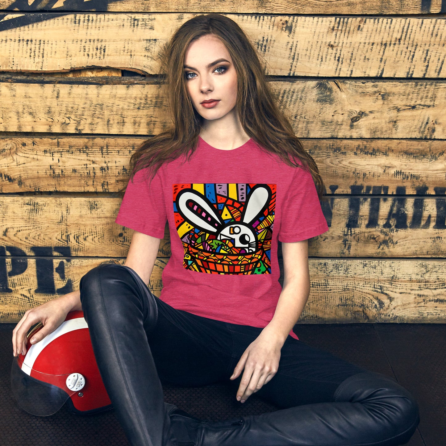 Lennie Lee Land - Basket bunny Unisex t-shirt